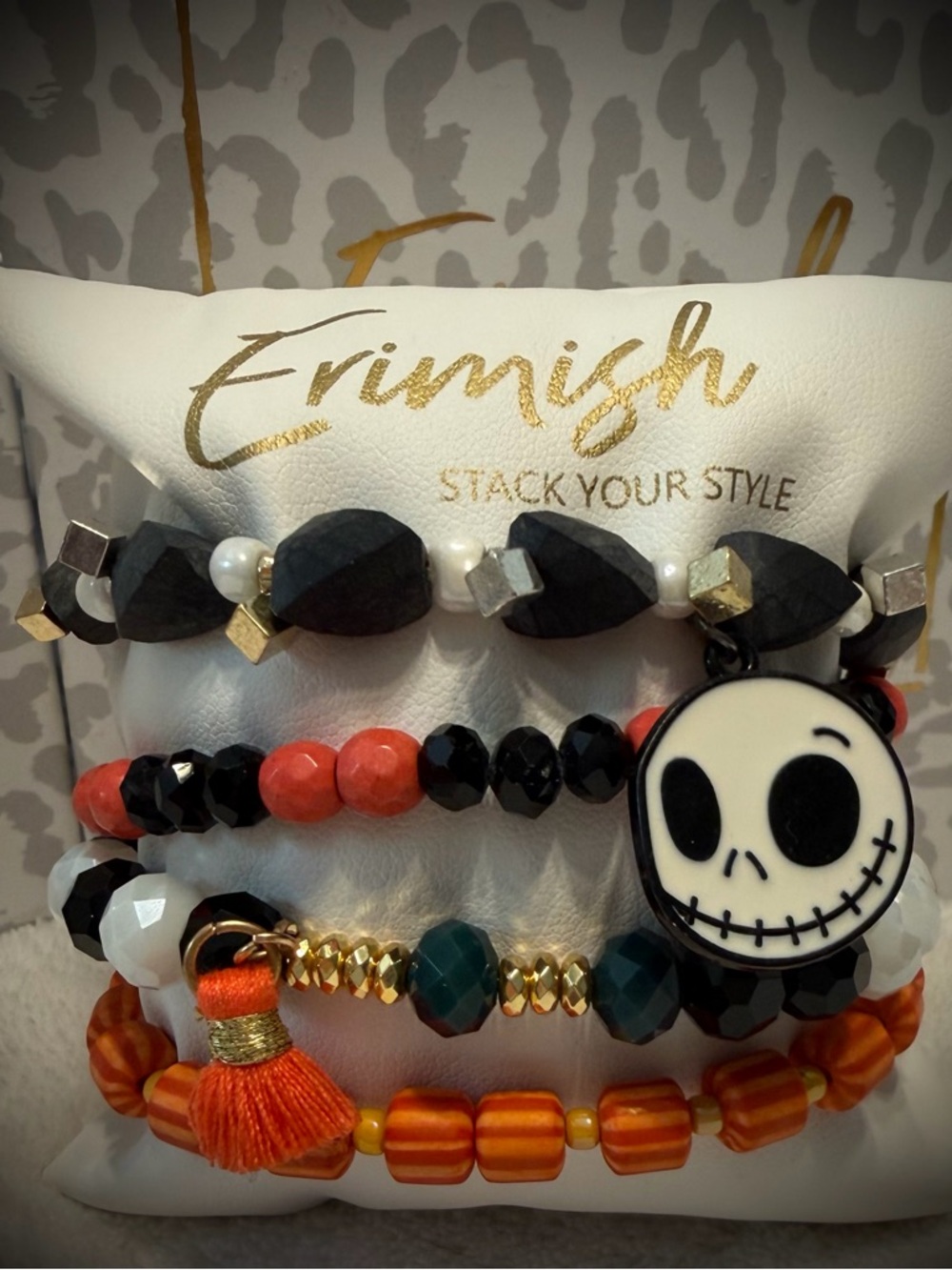 New ERIMISH Bracelets - 4 Pc - Halloween - Custom Regular, Kids or Extended Size